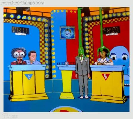Pee Wee Herman Universe playing Double Dare