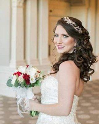 Loved my wedding day hair and makeup!