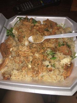 The pork curry is so delicious