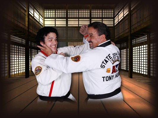 Mr. Armando and Anthony Hubble