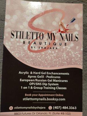 Stiletto My Nails Beautique By Shajara