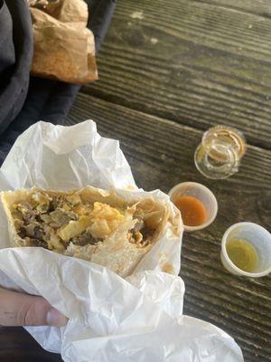 Breakfast burrito