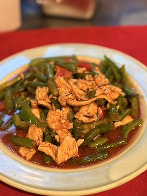 Spicy string beans