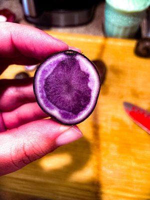 Blue Potatoes!!