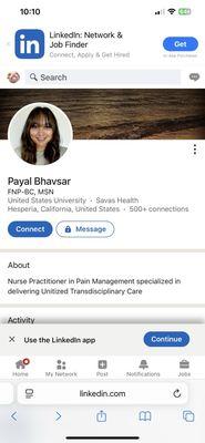 Picture of trouble maker NP Payal Bhavsar