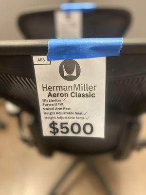Herman Miller Aeron Classic Office Chair - You can rent to own or finance with Affirm at 0% interest!