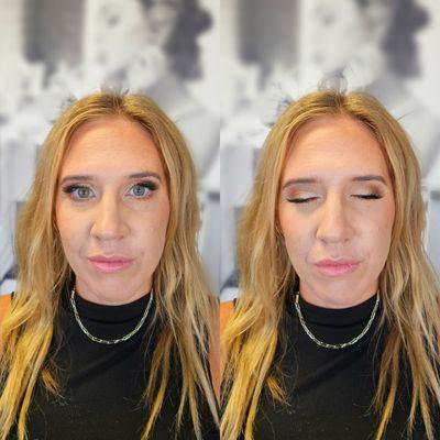 Neutral photoshoot makeup