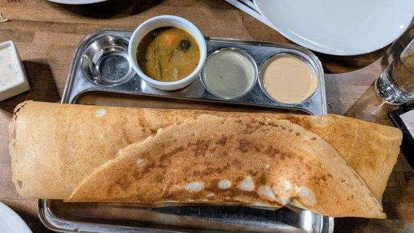 Chicken tikka dosa