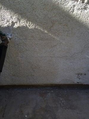 1 week after stucco repaired by this company. Looks horrible, falling apart.