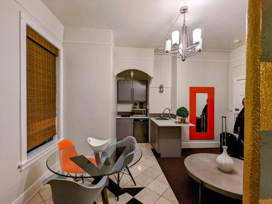 Kitchen and eating nook