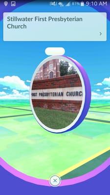 It's a pokemon go pokestop.