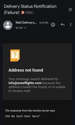 Emails with EzeeFlights
