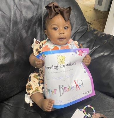 Baby's first piercing