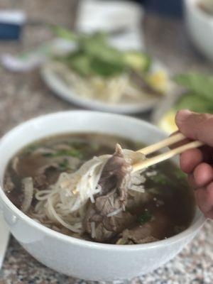 Number 17. Pho Dac Biet. The everything! So good! Broth is amazing and lots of the good stuff!