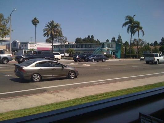 Tahiti inn from across the street In norms