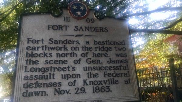 Fort Sanders Historical Marker