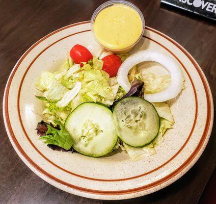 Side Salad at Valley Dairy Indiana