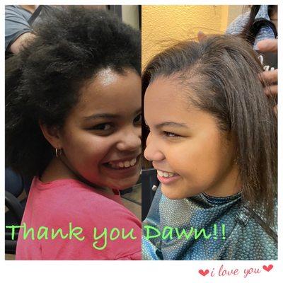 The change! Thank you, DAWN!