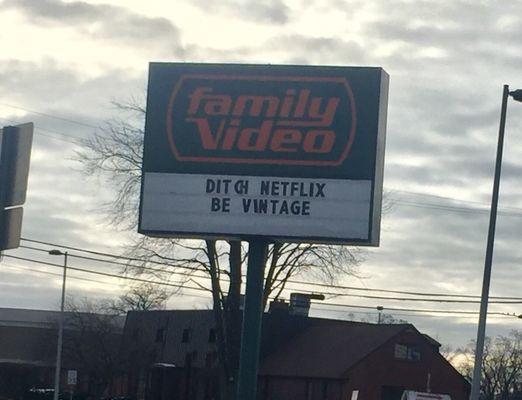 Ditch Netflix, Be Vintage.