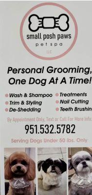 Small Posh Paws Pet Spa