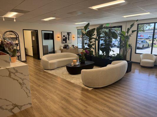 Where tranquility meets comfort: Our lobby designed to soothe the soul and calm the mind. A moment of zen awaits.