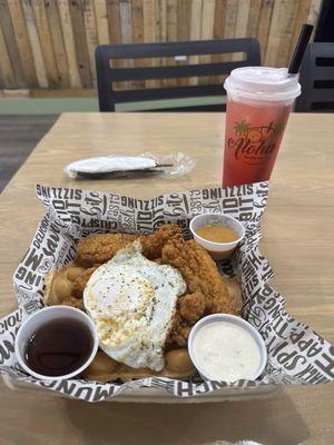 Chicken N' Waffles Breakfast