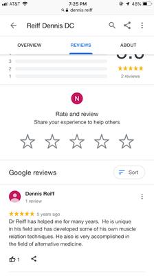 Review about him, written by him!