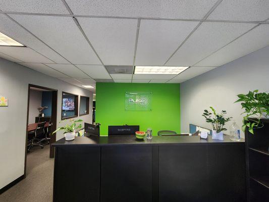 Reception area and conference room of our office.