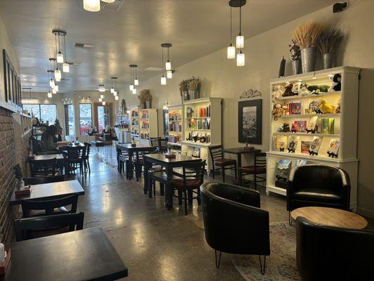 Coffee shop from the back of the building.