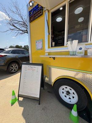 glimpse of truck and menu!