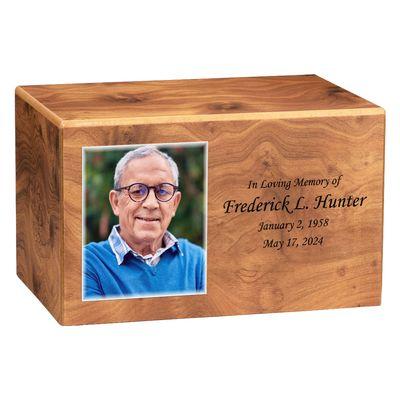 We offer a curated selection of cremation urns.
