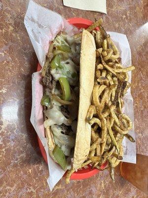 East coast Philly Cheesesteak.