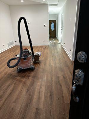 After a post-construction clean