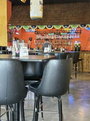 Bar area.