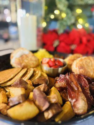 Their breakfast platter