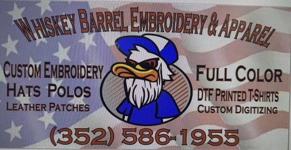 Whiskey Barrel Embroidery & Apparel