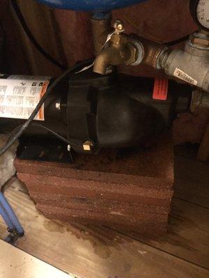 Leaky Pump Installed by A&M