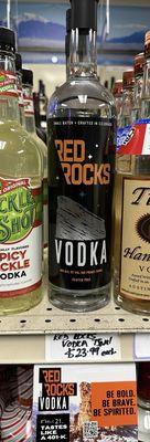 They have the new Red Rocks Vodka now! Oh man it's so smooth and delicious. My new go to!