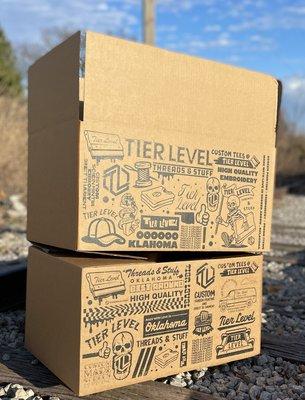 Order with us, get a custom box!