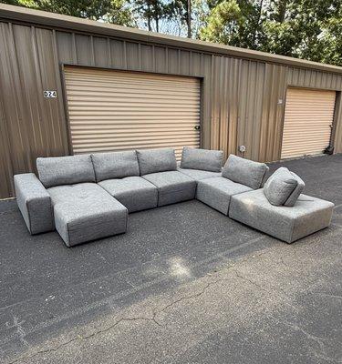 Big Modern Gray Sectional Couch Couch Bros Cary, North Carolina