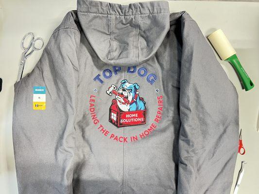 Custom marketing embroidery!