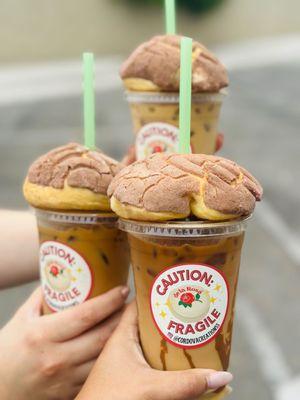 CHURRO ICED COFFEE WITH CONCHA COMBO