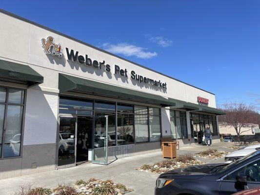 Outside / Exterior of store - located in Hunters Wood Plaza in Reston - sandwiched between the Dunkin' and Kung Fu Tea