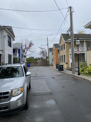 A block from the highway