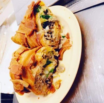 That's right feast upon my Bacon wrapped Burrito!! Bring hunger...gonna need it!