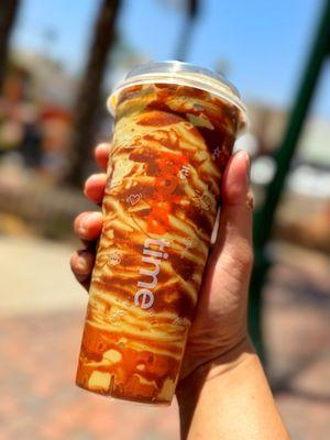 Dubai chocolate frappe