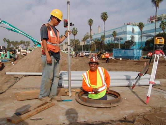 Bestline Plumbing doing $million underground work for new hotel and convention center.