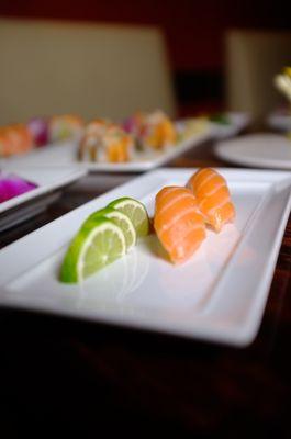 Fresh Salmon sushi for any occasion