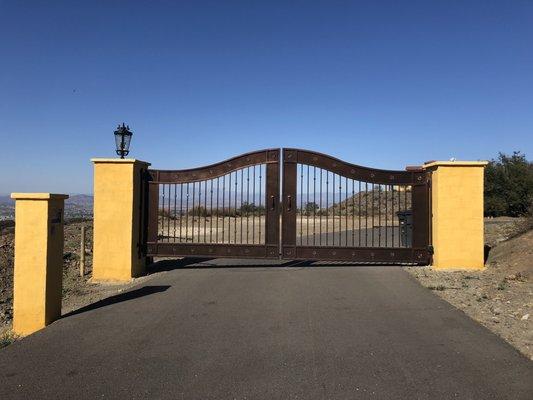 Fortress driveway gate.