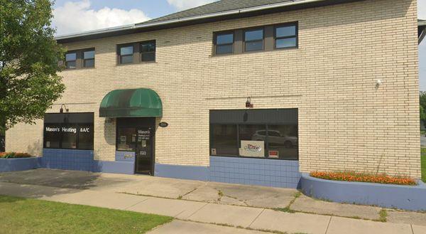 Front of the building